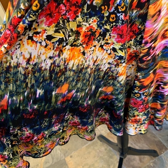 Colorful Print Sleeveless Boatneck Cynthia Rowley Dress Women’s Size 4 - Picture 5 of 6